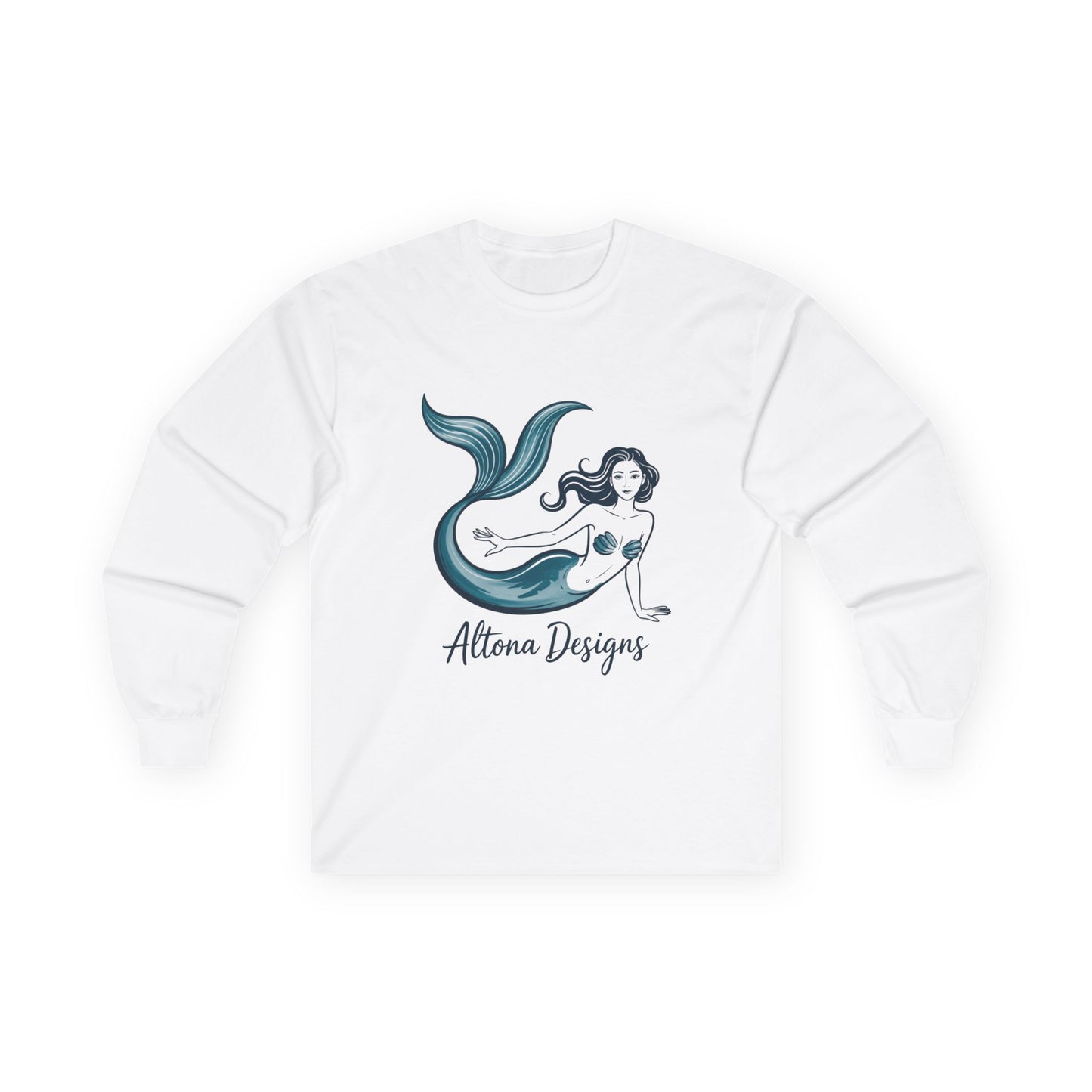 Mermaid - Altona Designs Unisex Ultra Cotton Long Sleeve Tee